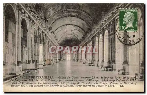 Cartes postales Palais De Versailles Galerie Des Glaces