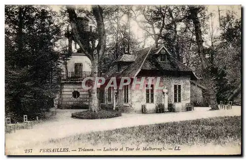 Cartes postales Versailles Trianon Laiterie Et Tour De Malborough