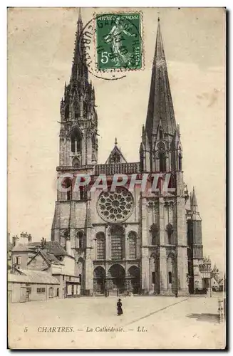 Cartes postales Chartres La Cathedrale