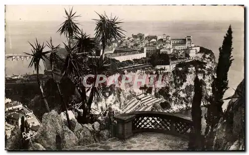 Cartes postales La Cote d&#39Azur Monte Carlo Vu Du Jardin Exotique