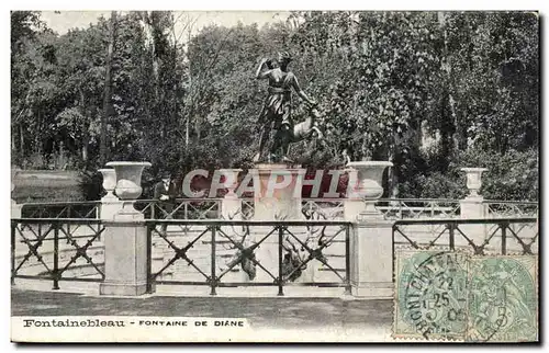 Cartes postales Fontainebleau Fontaine De Diane