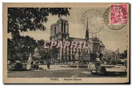 Cartes postales Paris Notre Dame