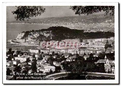 Cartes postales moderne Nice Vue Generale Prise De La Nouvelle Corniche