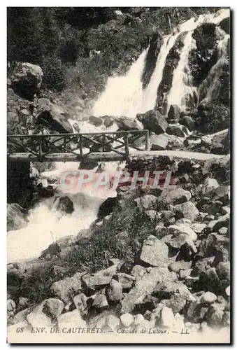 Ansichtskarte AK Env De Cauterets Cascade de Lutour