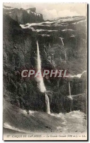 Cartes postales Gavarnie Cirque De La Grande Cascade