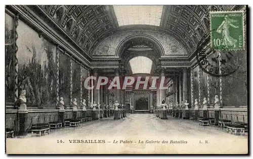 Cartes postales Versailles Le Palais La Galerie des Batailes