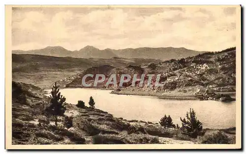 Cartes postales Font Romeu Le Lac De Pradelles et Le Pic Carlitte