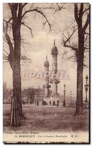 Cartes postales Bordeaux Les Colonnes Rostrales