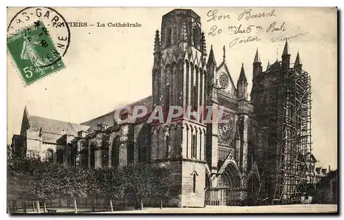 Cartes postales Poitiers La Cathedrale