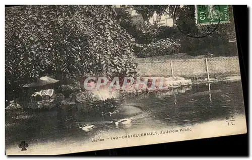 Cartes postales Vienne Chatellerault Au Jardin Public