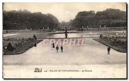 Ansichtskarte AK Palais De Fontainebleau Le Parterre