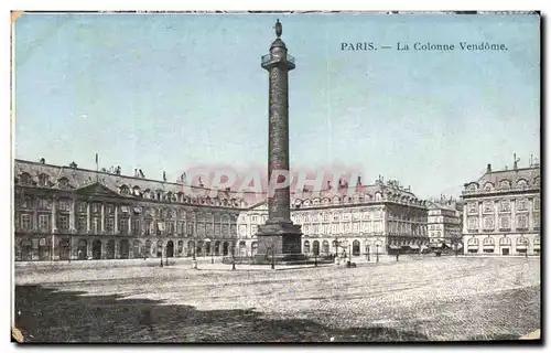 Cartes postales Paris La Colonne Vendome