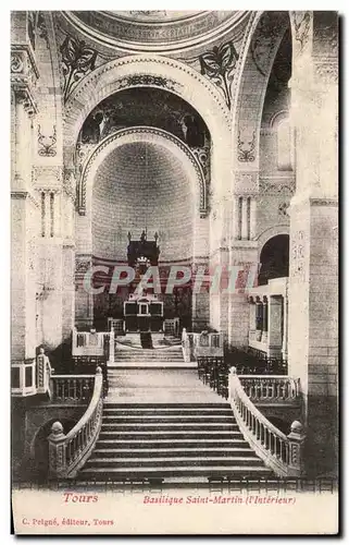 Cartes postales Tours Basilique Saint Martin