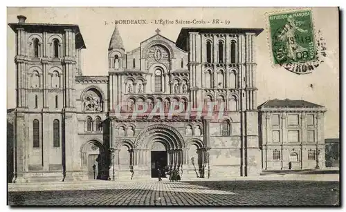 Cartes postales Bordeaux L'Eglise Sainte Croix