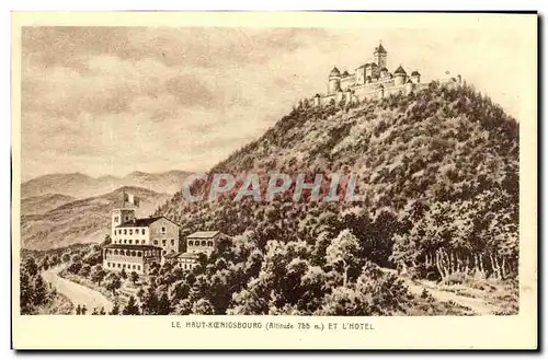 Cartes postales Le Haut Koenigsbourg