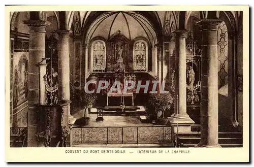 Cartes postales Couvent Du Mont Sainte Odile Interieur De La Chapelle