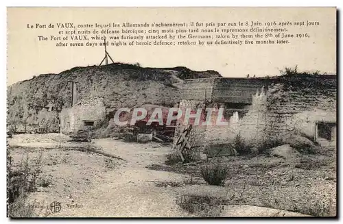 Cartes postales Le Fort de Vaux Militaria