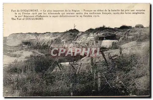 Cartes postales Fort de Douaumont Le Plas important de la region Militaria