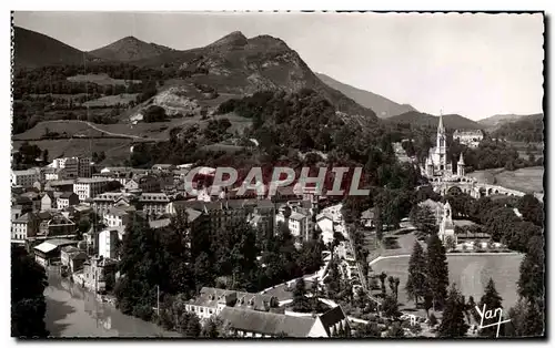 Ansichtskarte AK Lourdes Vue Generale Prise du Chateau Fort