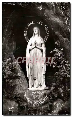 Cartes postales Lourdes La Vierge de la Grotte