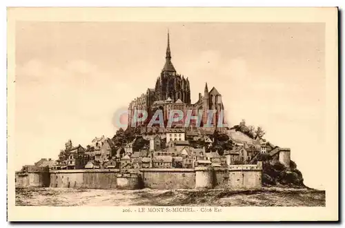 Cartes postales Le Mont st michel Cote Sud Est