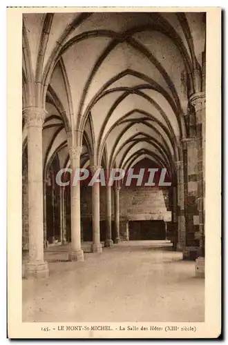 Cartes postales Le Mont st Michel La Salle des Hotes