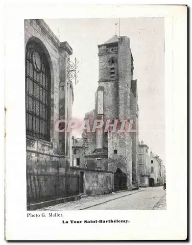 Feuillet La Rochelle Tour Saint Barthelemy Intermediaire de l&#39ouest