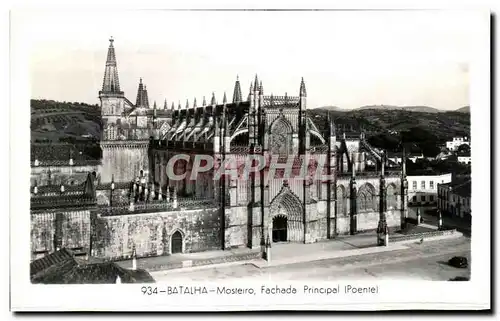 Cartes postales Batalha Mosteiro Fachada Prinicipal poente