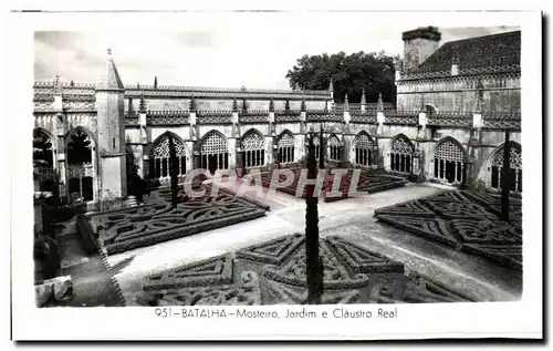 Cartes postales Batalha Mosteiro Jardin e Claustro Real
