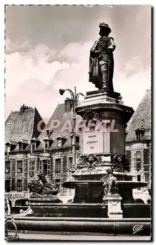 Ansichtskarte AK Charleville La Place Statue de Charles de Gonzague