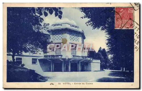 Cartes postales Vittel Entree du Casino