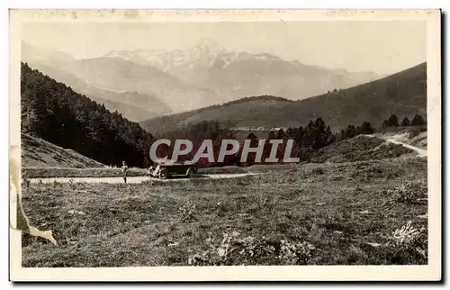 Cartes postales La Rote des Pyrenees Col D&#39Aspin Au Centre Le Pic Du Midi