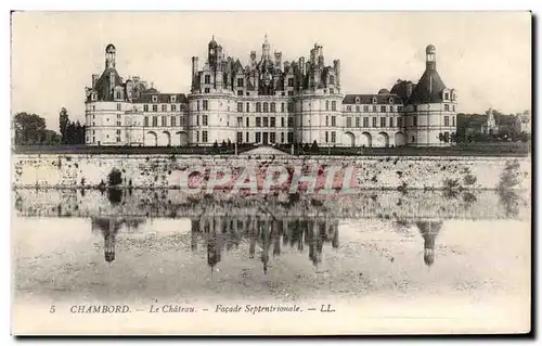 Ansichtskarte AK Chambord Le Chateau Facade Septentrionale