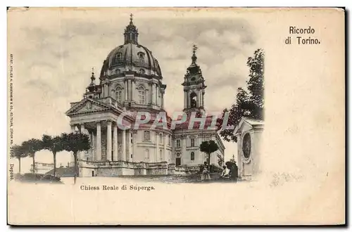 Cartes postales Ricordo di Torino Chiesa Reale di Saperga