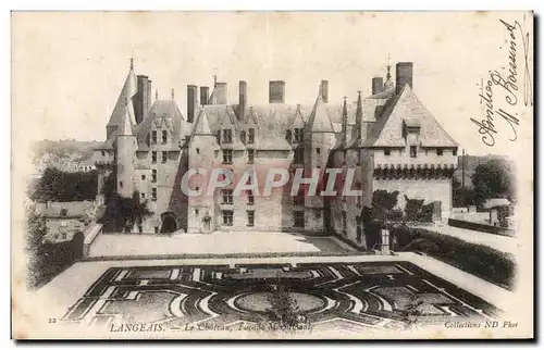 Cartes postales Langeais Le Chateau