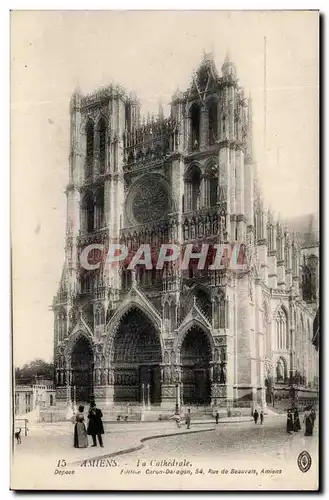 Cartes postales Amiens La Cathedrale