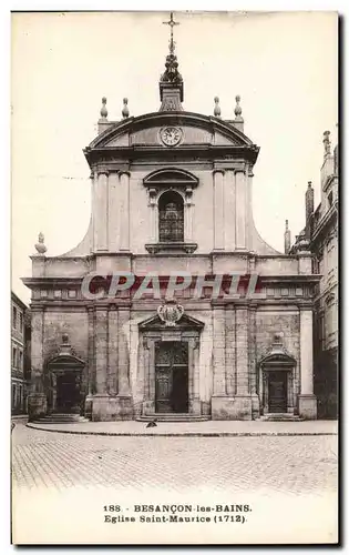 Cartes postales Besancon les Bains Eglise Saint Maurice