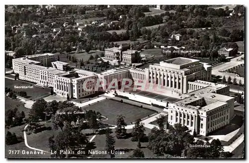 Cartes postales Geneve Le palais des Nation Unies