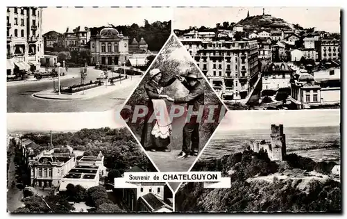 Ansichtskarte AK Souvenir de Chatelguyon Place Brosson Vue generale La Bourree Casina