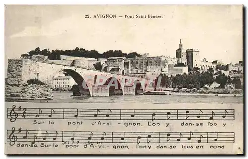 Cartes postales Avignon Font Saint Benezet