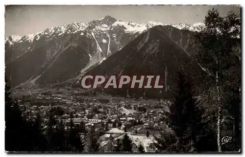 Cartes postales Chamonix Mont Blanc Vue generale et le Brevent