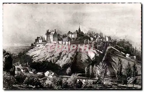 Cartes postales Saint Suzanne Cite Feodale d'apres une vieille gravure