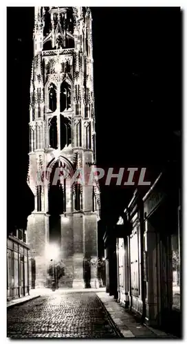 Cartes postales Bordeaux la nuit La Tour Pey Berland