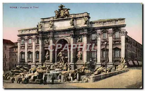 Cartes postales Roma Fontana di Trevl