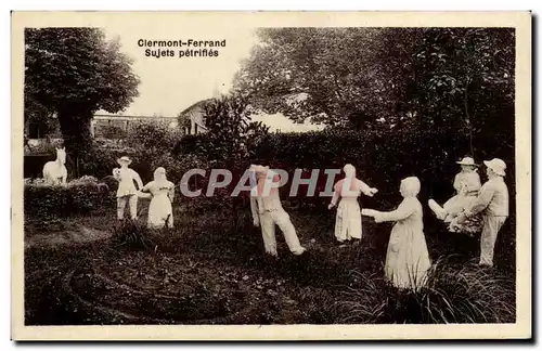 Cartes postales Clermont Ferrand Sujets petrifies