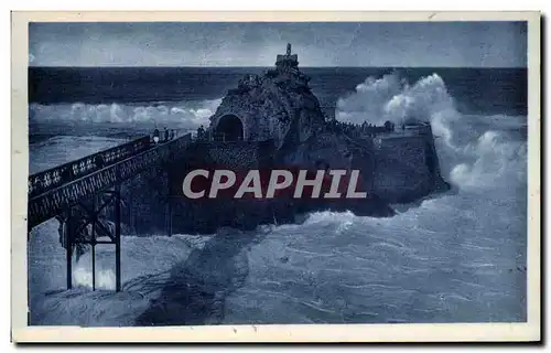 Cartes postales Biarritz Le Rocher de la Vierge