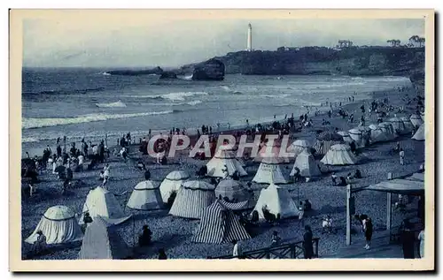 Cartes postales Biarrilz La Grande Plage Le Phare