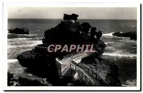 Cartes postales Biarritz Le Rocher du Basta