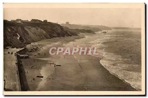 Cartes postales Biarritz La Cote des Basques