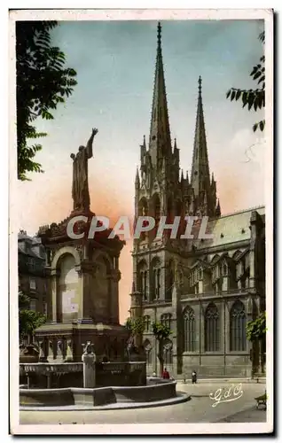 Ansichtskarte AK Clermont Ferrand Monument Urbain II et la Cathedrale